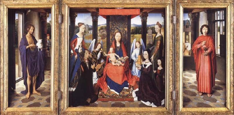  The Virgin and Child with Angels,Saints and Donors